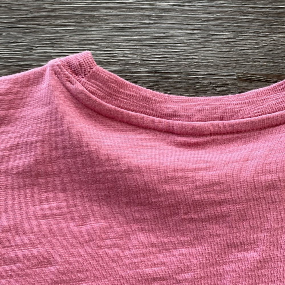 Old Navy Short Sleeve Boxy Vintage Crew Neck T-Shirt Rose Cloud Women’s Size XS - Picture 6 of 8
